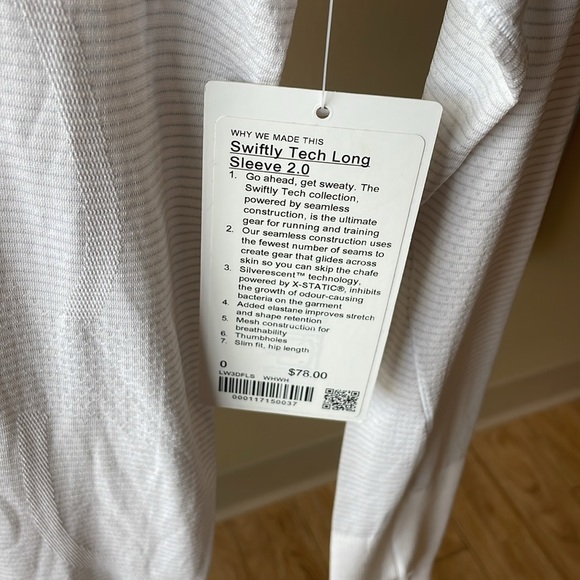 Lululemon Swiftly Tech Long Sleeve - Picture 3 of 3